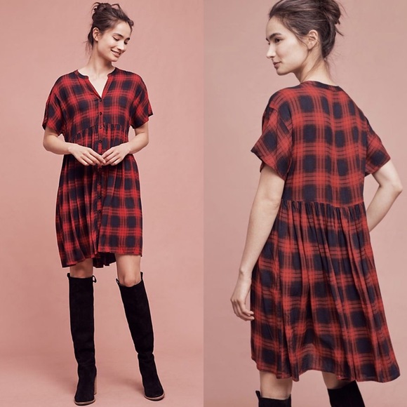 Anthropologie Dresses & Skirts - Anthropologie | 11.1 Tylho Mona Plaid Tunic Dress